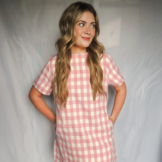 Sweet Magnolia Gingham Dress
