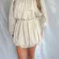 Champagne Social Bubble Skirt