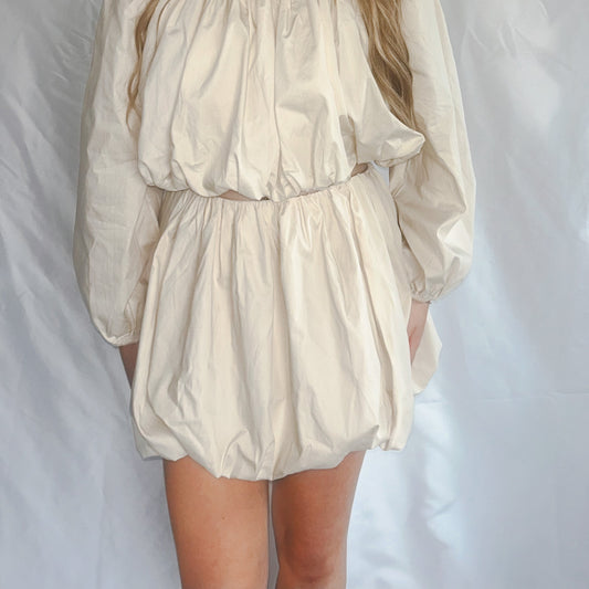 Champagne Social Bubble Skirt