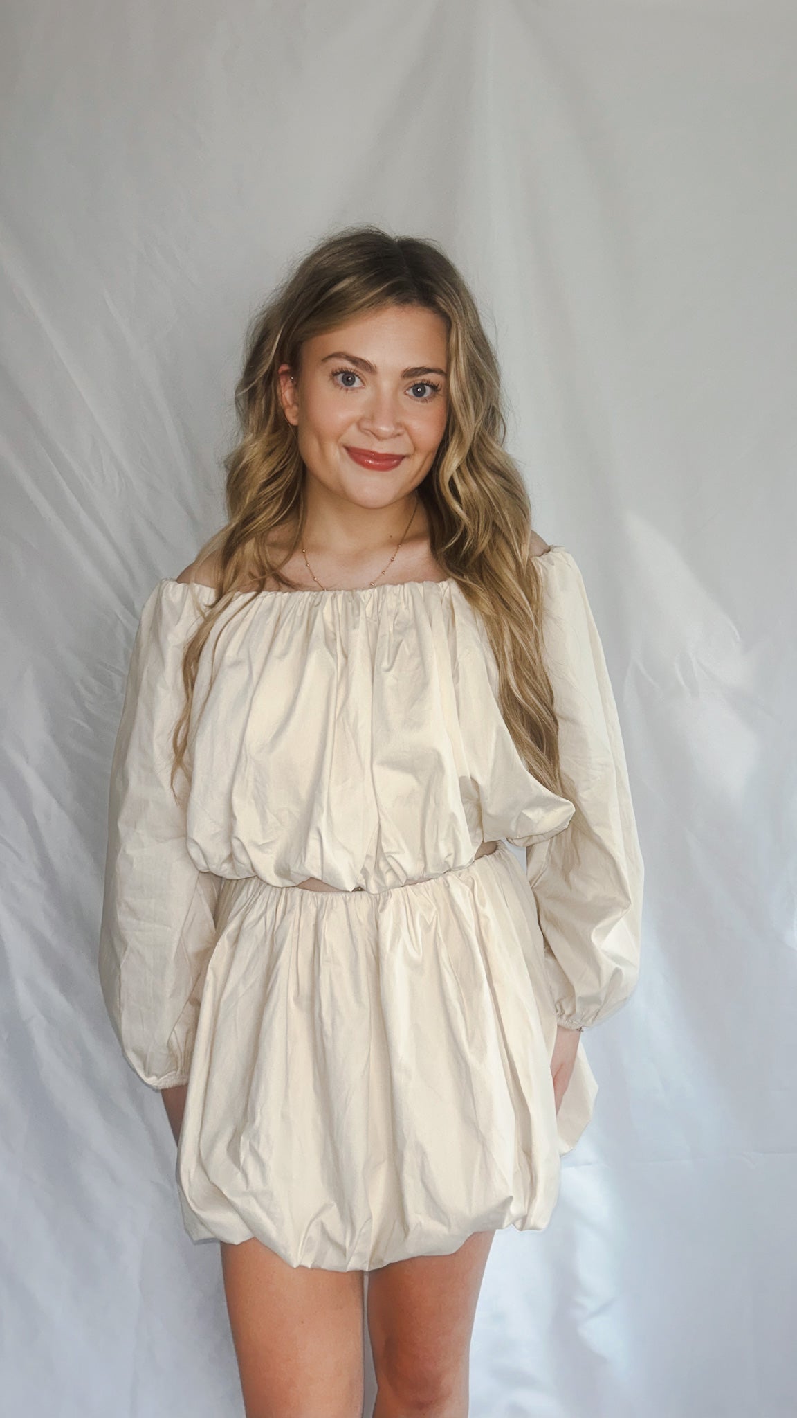 Golden Hour Off-Shoulder Blouse