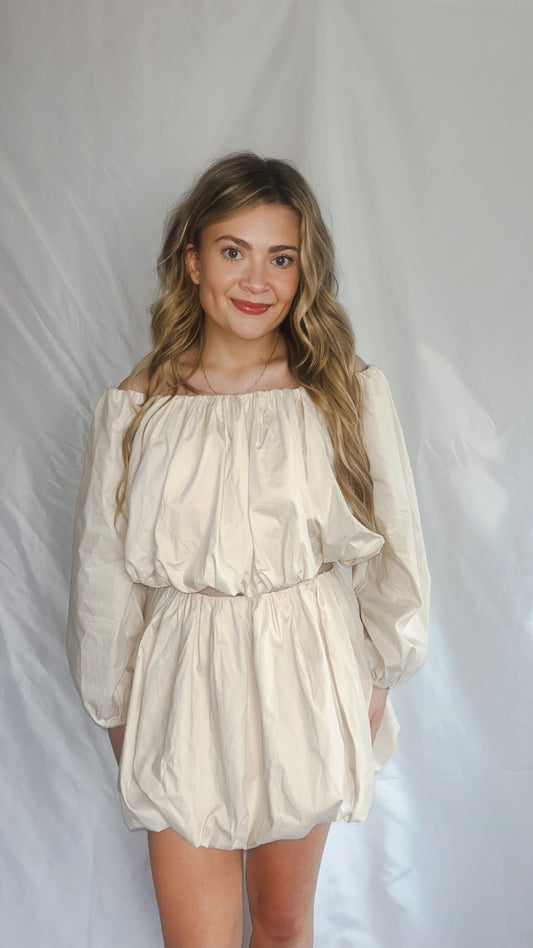 Champagne Social Bubble Skirt