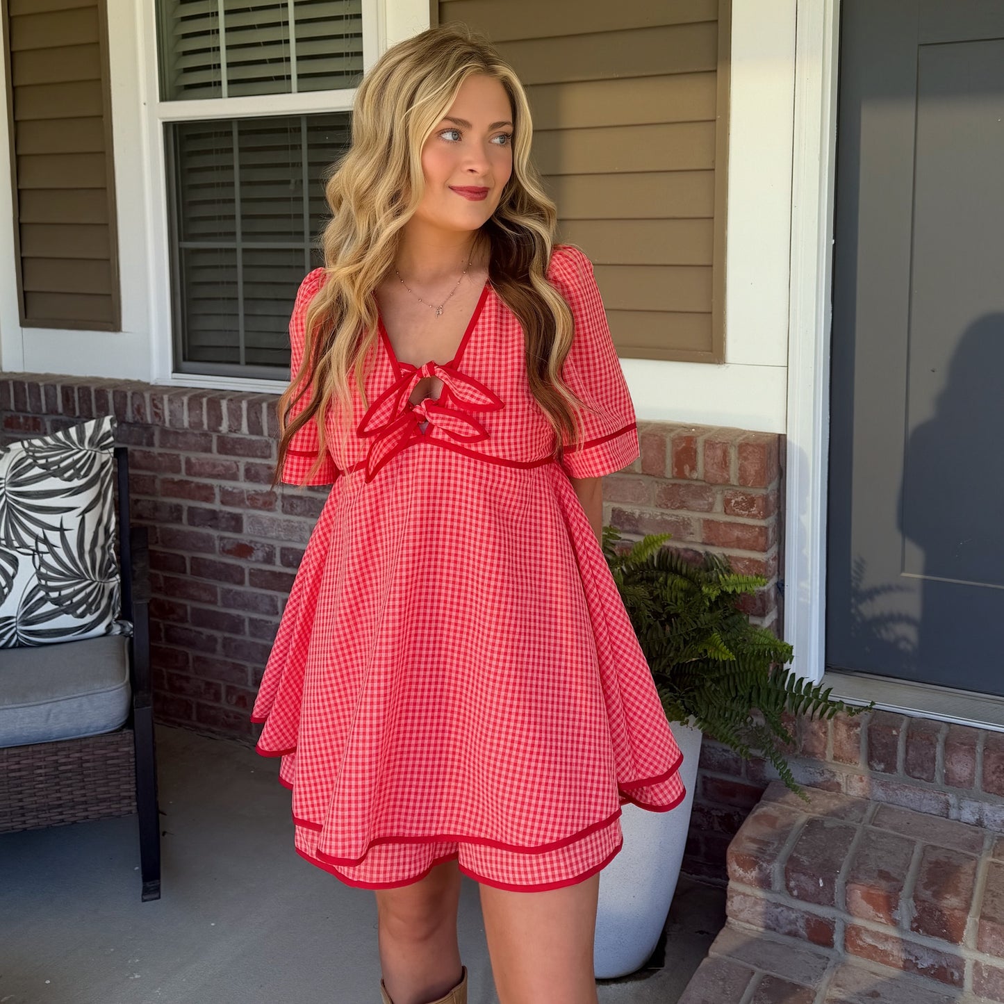 Scarlett Bow Romper