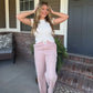 Sunday Ease Button Pant