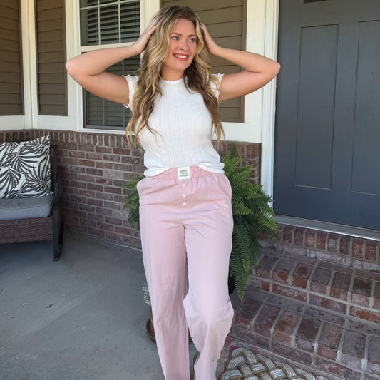 Sunday Ease Button Pant