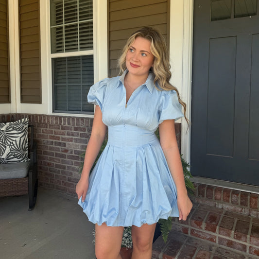 Savannah Sky Collared Dress