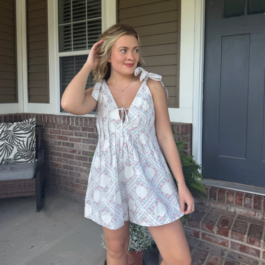 Carolina Blossom Romper