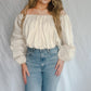Golden Hour Off-Shoulder Blouse
