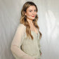 Heirloom Sage Tie-Front Blouse