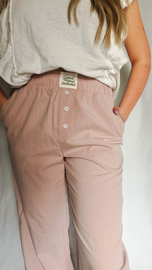 Sunday Ease Button Pant