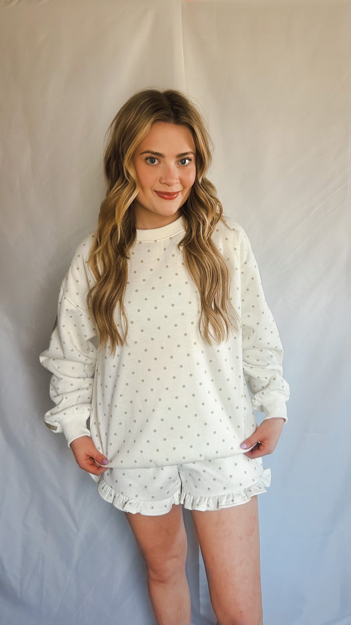 Sunday Morning Polka Dot Set