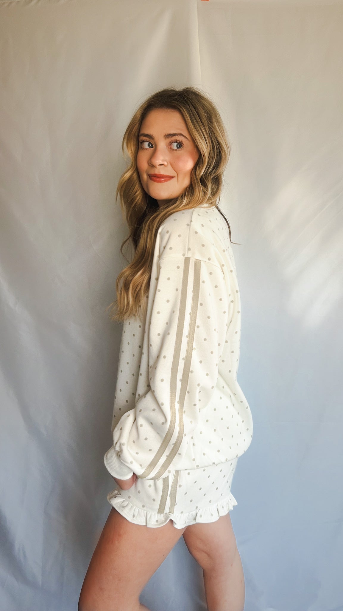 Sunday Morning Polka Dot Set