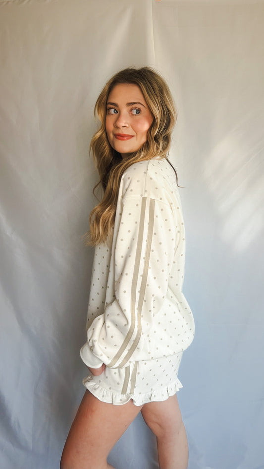 Sunday Morning Polka Dot Set